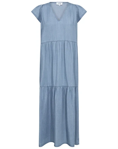 Leveté Room - LR-Rora 3 Kjole - Mid Blue Denim
